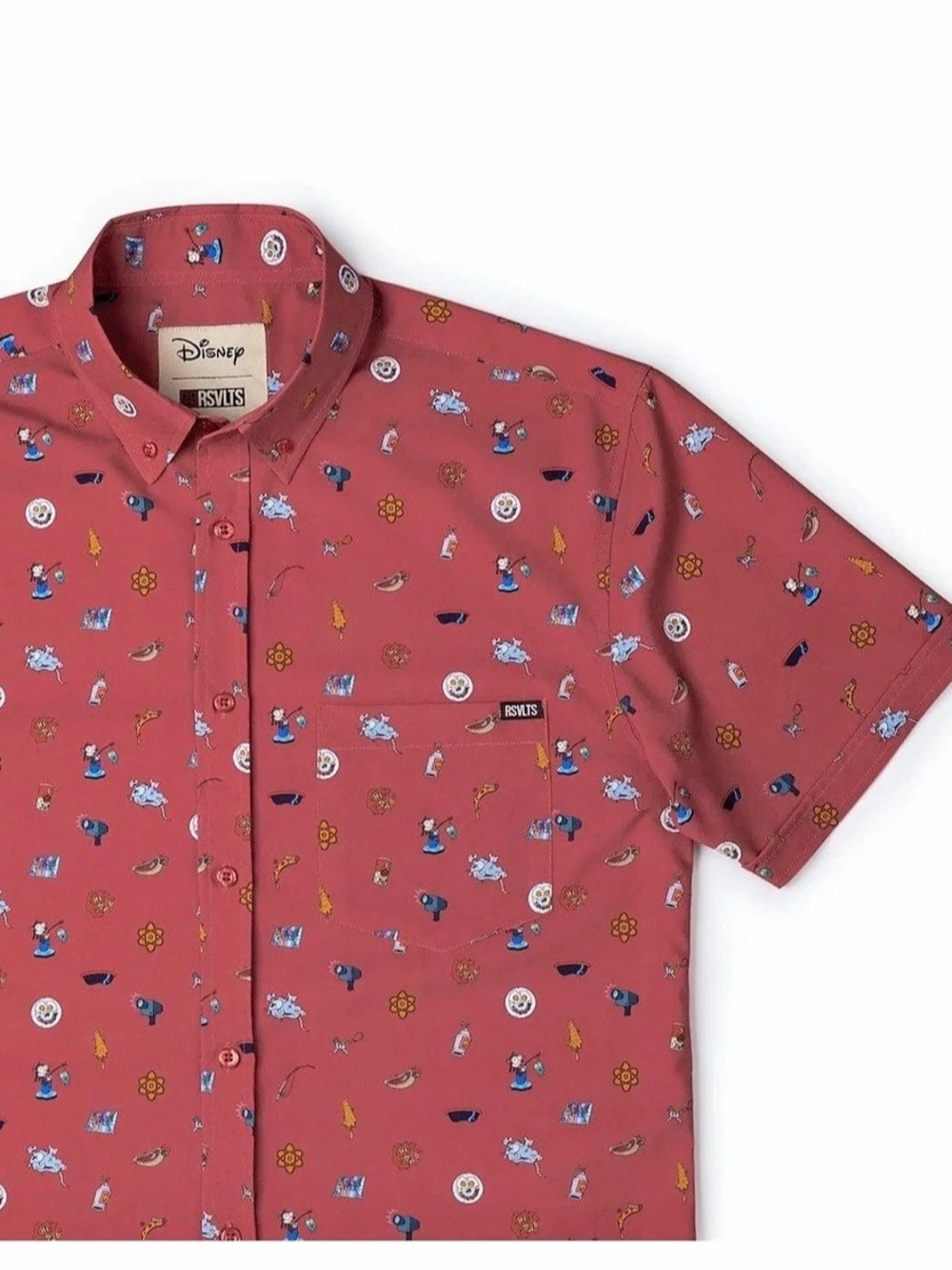 RSVLTS Disney’s A Goofy Movie "Road Trip Trinkets" – KUNUFLEX Short Sleeve Shirt